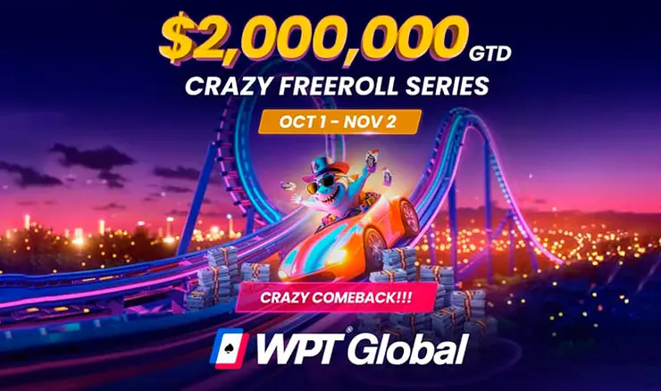 Crazy Freeroll Series 2 M Gtd Wpt Global Crazy Freeroll Series 2 M Gtd Wpt Global